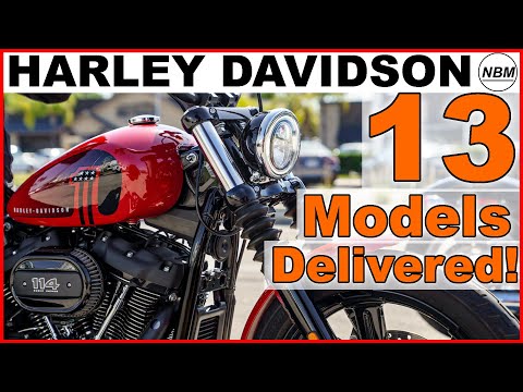 NEW 2022 Model Harley Davidson's Delivered to Dealers! 13 New Models!