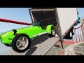 I Drove a Car Out of a Falling Truck - BeamNG Drive