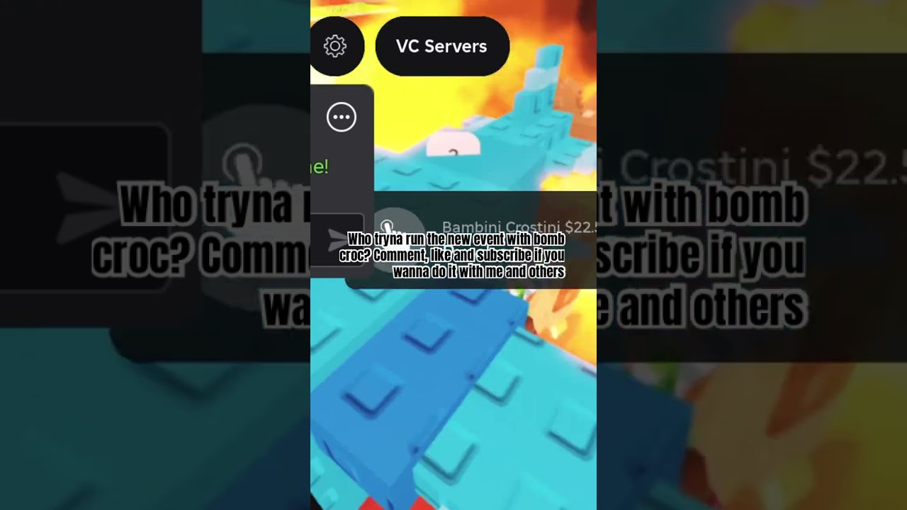 NEW BOMBARDINO CROCODINO EVENT LOOKING FOR TEAM IN STEAL A BRAINROT Stealabrainrot Roblox