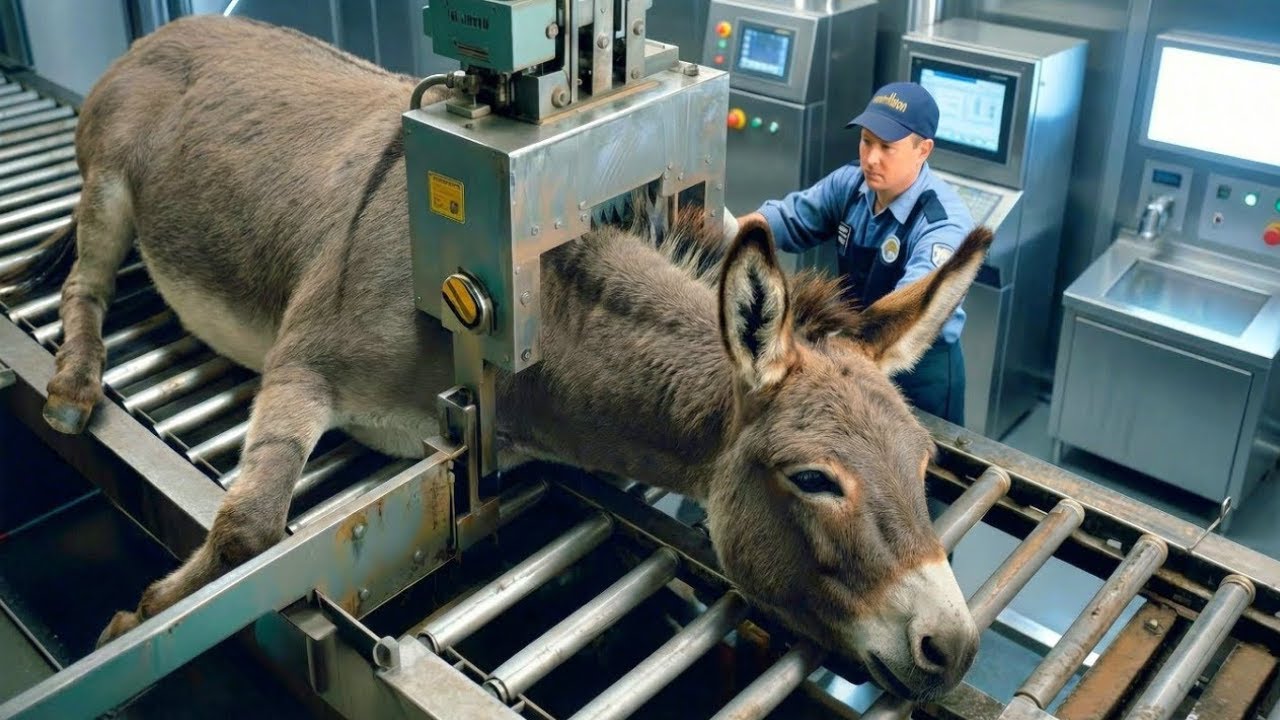 Inside the Donkey-Leather Factory | From Raw Hide to High-End Luxury Leather (Full Process)