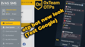 IVASMS OTP Bot 2025 🔑 | New Look + Google Test ✅