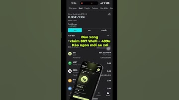 Claim 807 WFI ~ 499u rồi b/án trên sàn Bitmart .Chuẩn bị ra mắt app trên App Store và CH Play #wefi