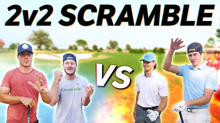 EPIC 2v2 Scramble  | Tig & Bubbie VS Garrett & Matt
