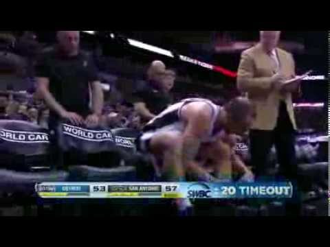 Manu Ginobili's Shoe Explodes!?