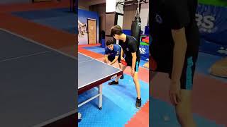 Backhand TopSpin Training - Table Tennis #shorts #meyzileyoutubeshorts