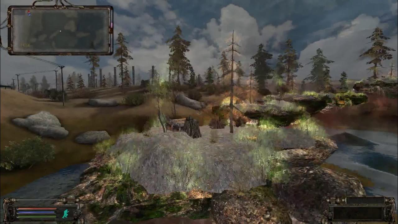 тайник коллекционера на янтаре в районе болота. станция переработки отходов зов припяти. сталкер оп 2 2 тайники на затоне. сталкер оп 2. сталкер зов припяти железный лес тайник.
