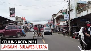 Download lagu Keliling Kota Langoan di Minahasa, Suasana Asli Kota Kecil di Sulawesi Utara 2021