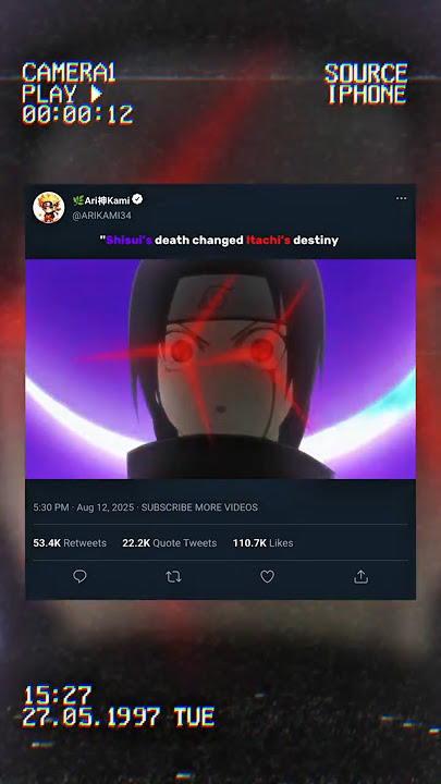 'Suzui Ki Maut Ke Baad Itachi Ne Mangekyō Sharingan Kaise Paaya?'