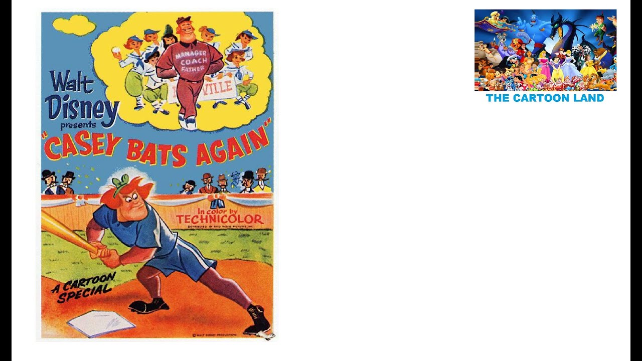 Casey Bats Again 1954 *The Cartoon Land* YouTube