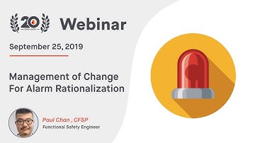 Management of Change For Alarm Rationalization