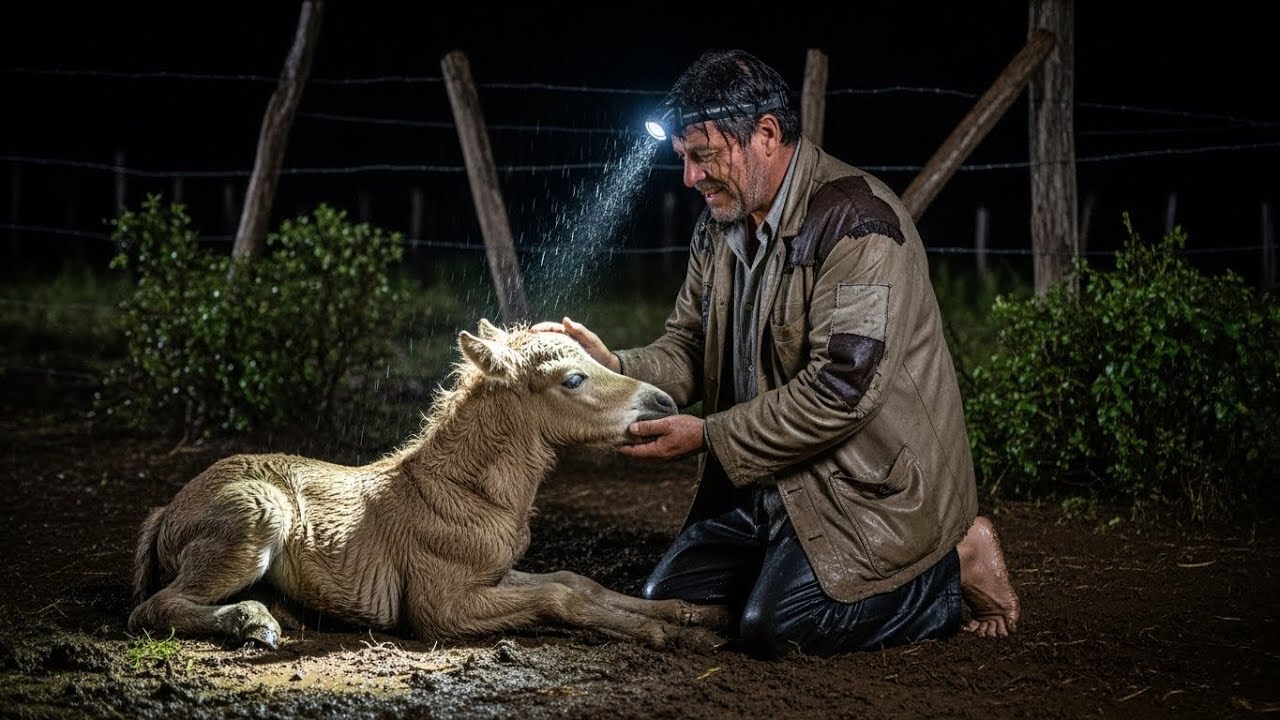 “Rico abandonó potro recién nacido… pobre lo levantó”