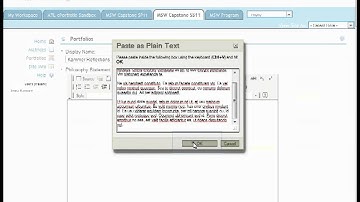 ePortfolio Tutorial: Add/Edit Content