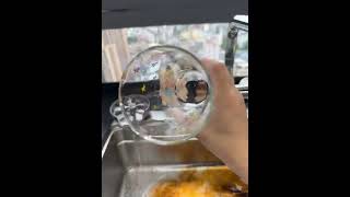 After it was installed, both the installer and I were speechless. #sink #washing #cleaning #kitchen