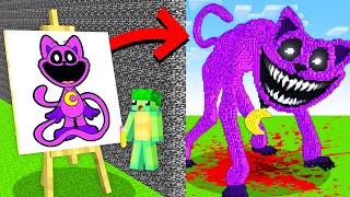 I Cheated with //DRAW in POPPY PLAYTIME Build Challenge in Minecraft