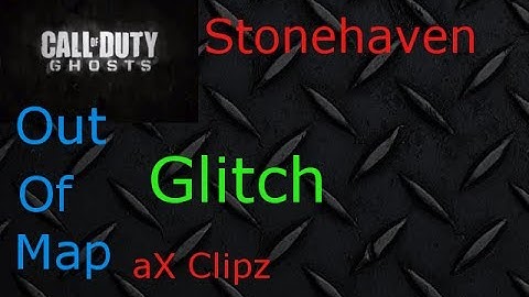 COD Ghosts: Off The Map Hiding Spot on Stonehaven- Infected glitch!