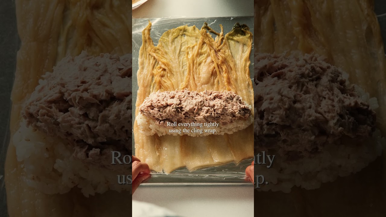 [🥬뚱뚱 묵은지 참치말이]