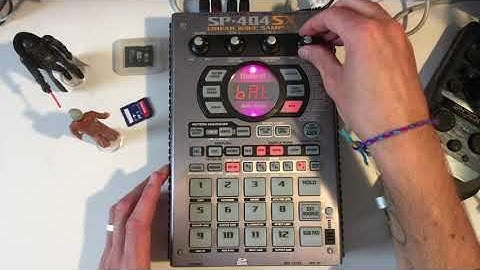 Sp 404sx tutorial - making a lofi hiphop beat from scratch using the resample method