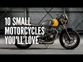 10 Small Motorcycles To Ride Around Town