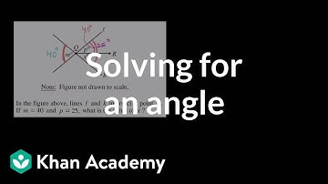 4 Solving for an angle