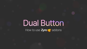 Dual Button Widget for Elementor | Zyre Addon | Stylish & Modern Button Pair Designs