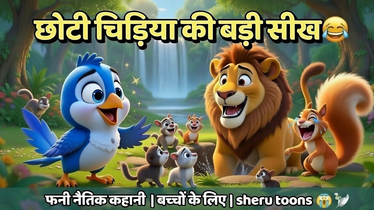 छोटी चिड़िया की बड़ी सीख | cortoon Story | Chidiya Ki Kahani |