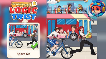 Brain Puzzle 2: Logic Twist Level 16 SPARE ME | Walkthrough & Solution Mobile 