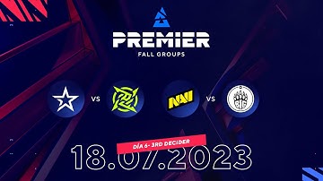 Día 6: CoL vs. NIP, BIG vs. NaVi | BLAST Premier Fall Groups
