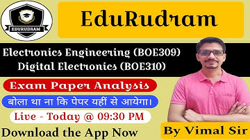 Digital Electronics || Electronics Engineering || Exam Paper Analysis || AKTU B.Tech Second Year