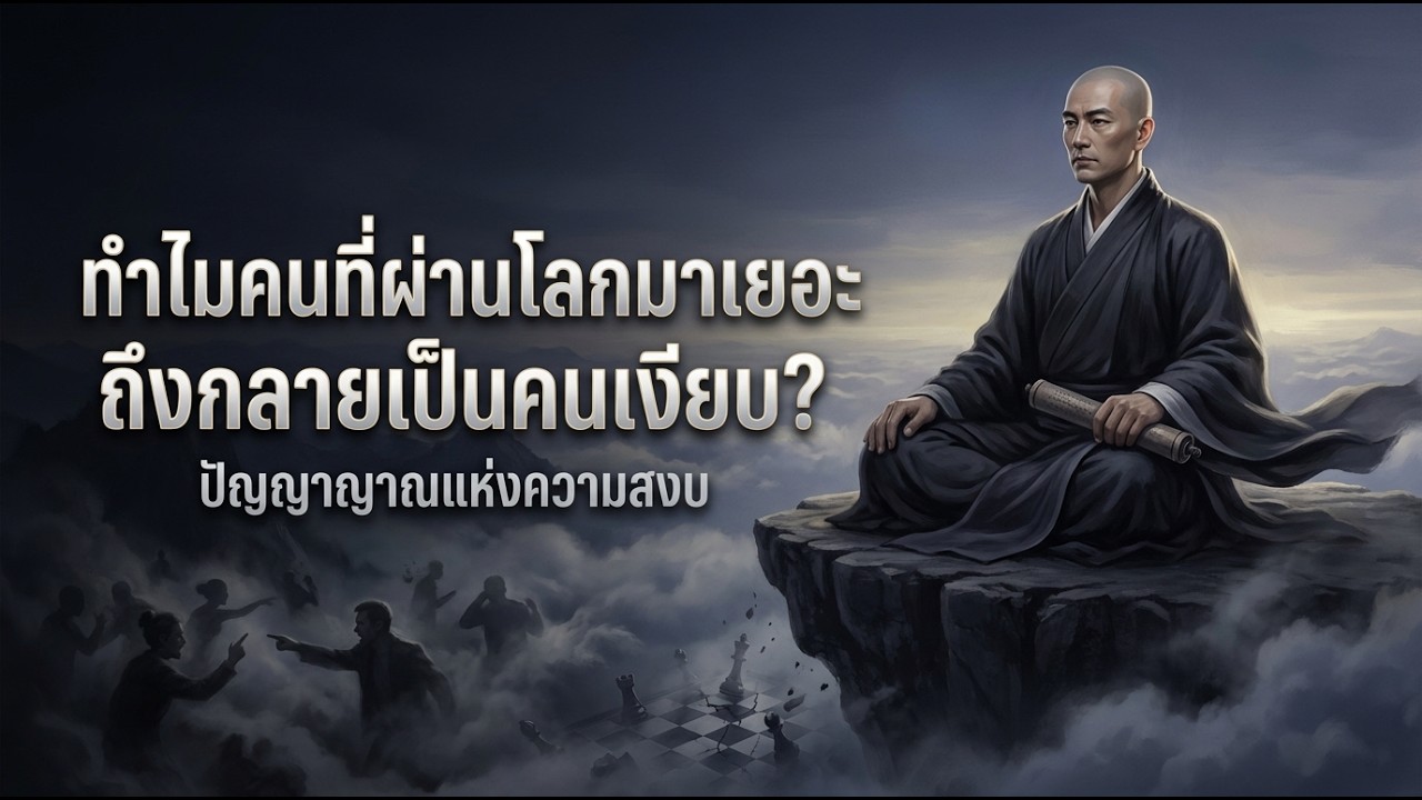 ทำไมคนที่ผ่านโลกมาเยอะ ถึงกลายเป็นคนเงียบๆ (ปัญญาญาณแห่งความสงบ)