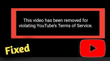 Fix YouTube This Video Has Been Remove For Violating YouTube Terms & Service Problem Solved