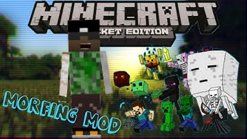 MORPHING in 0.12.1!!! - Morph Mod in MCPE - Minecraft PE (Pocket Edition)