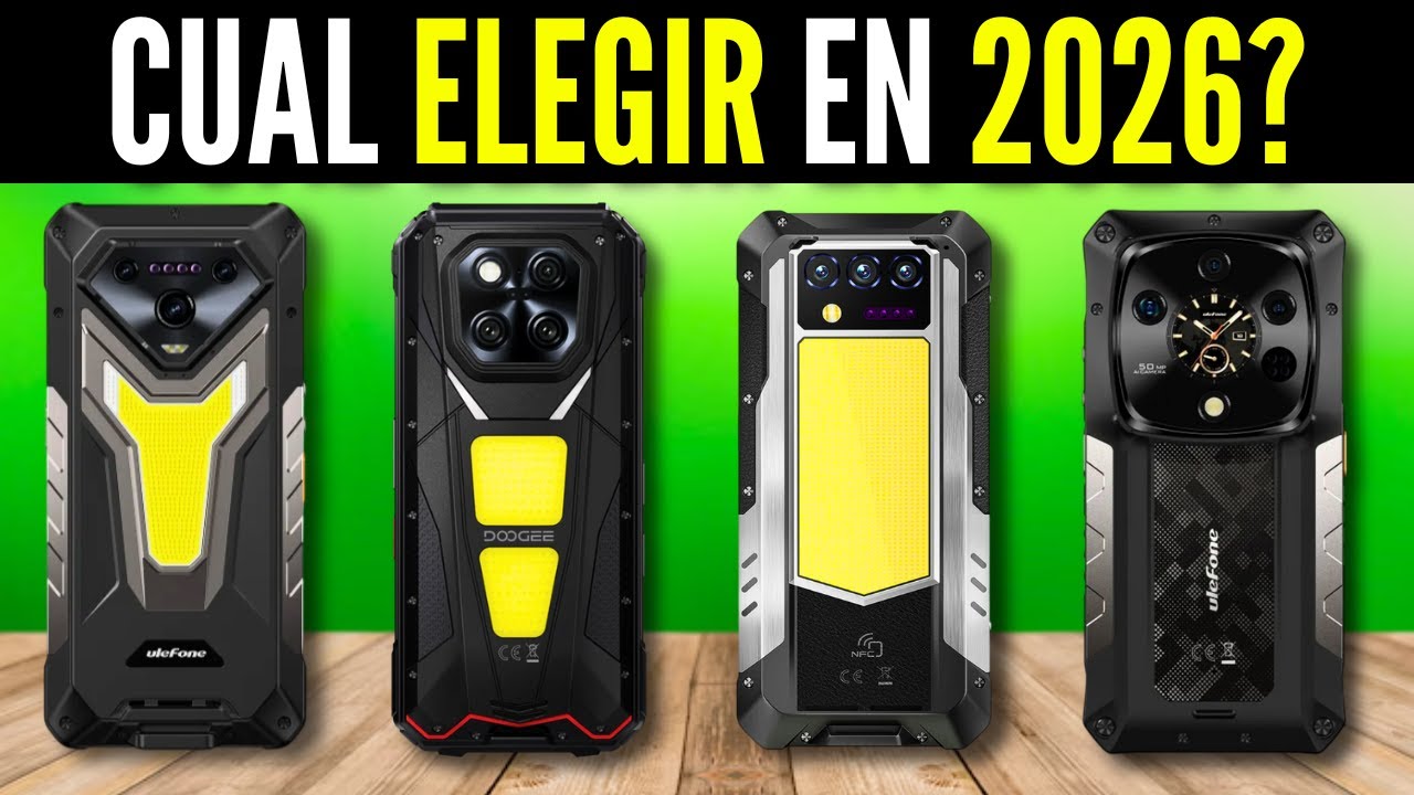 🔥🔋 TOP 7 TELEFONOS INDESTRUCTIBLES con MEJOR BATERÍA de 2026