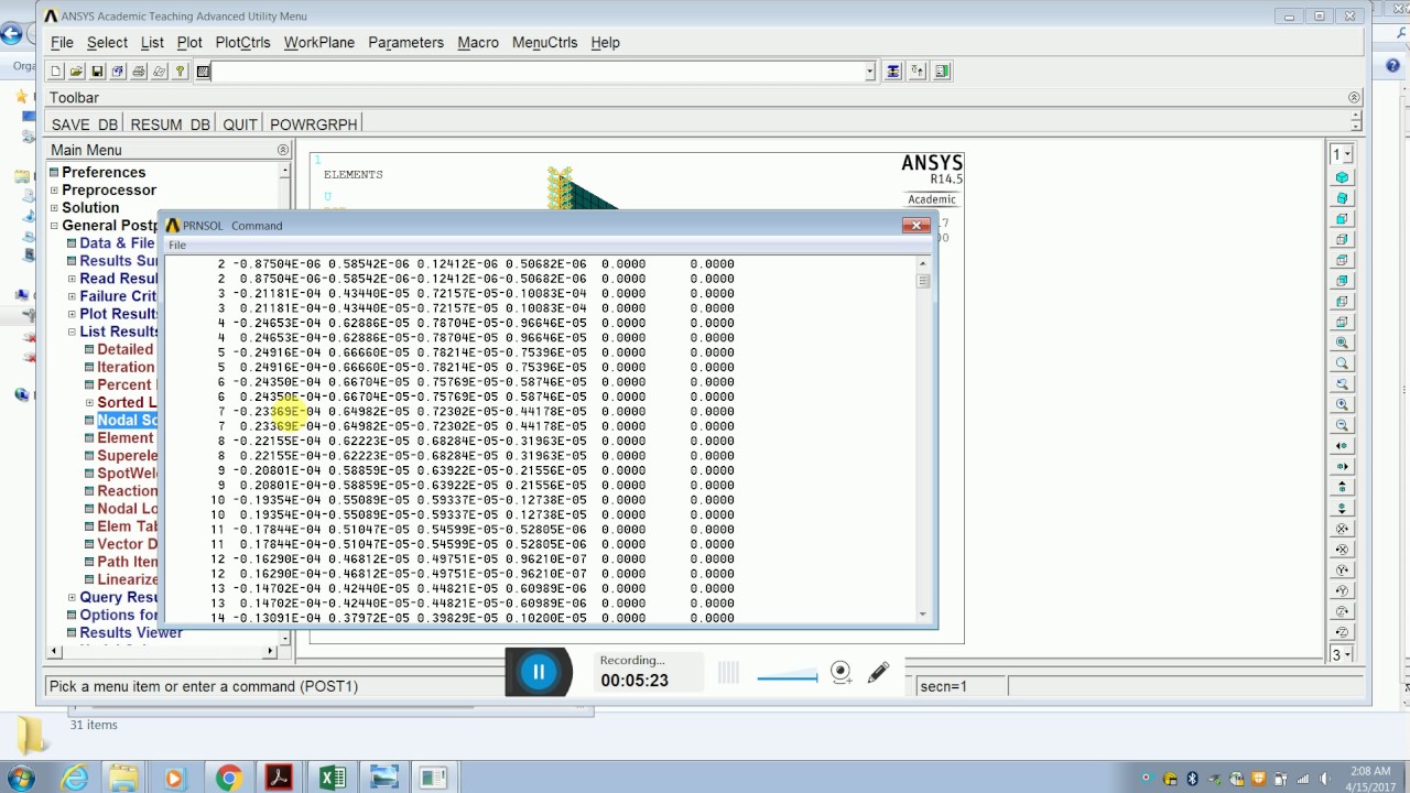 plate stress analysis