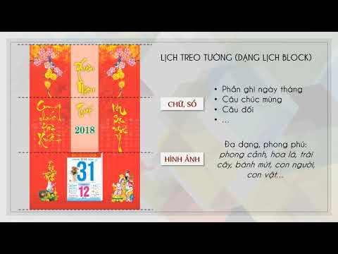 Video MĨ THUẬT LỚP 7 | TRANG TRÍ BÌA LỊCH TREO TƯỜNG - youtube