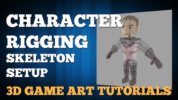 09 Character Rigging, Skeleton Setup - 3D Dungeon Tutorial Series