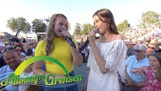 Thea / Vilde & Anna / Oselie synger på Allsang på grensen (Allsang på Grensen 2018) chords