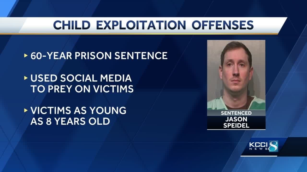 West Des Moines man receives 60-year prison sentence for sexual exploitation