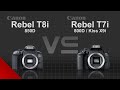 Canon EOS Rebel T8i (850D) vs Canon EOS Rebel T7i (800D / Kiss X9i)