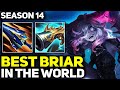 Rank 1 best briar in season 14  amazing gameplay  league of legends