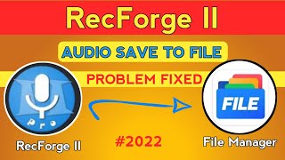 Recforge Audio Save Problem Fixed | Recforge 2 mai audio kaise save kare #ytshorts #shorts #recforge