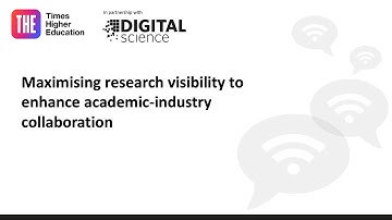 Maximising research visibility to enhance academic-industry collaboration