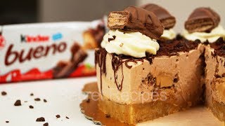 Киндер Буэно чизкейк без выпечки. Как сделать торт Kinder Bueno | Cheesecake Kinder Bueno