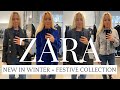 ZARA HAUL TRY ON WINTER COLLECTION &amp; FESTIVE COLLECTION ✨ COME SHOPPING WITH ME TO ZARA