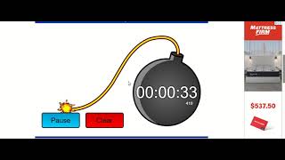 1 Minute Timer Bomb (GIANT EXPLOSION)