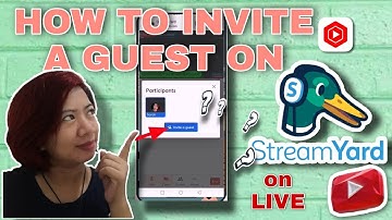 HOW TO INVITE A GUEST ON STREAMYARD| TUTORIALS| gee tutorialz