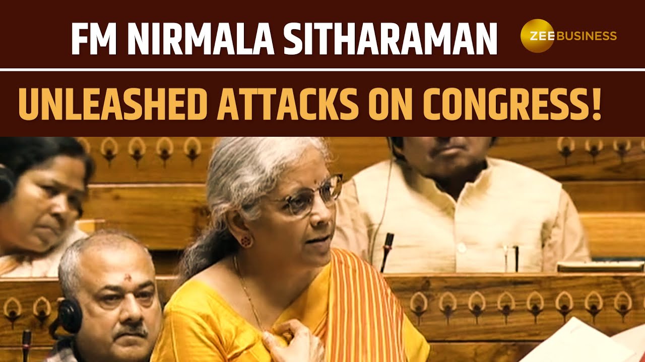 FM Nirmala Sitharaman Delivers Fiery Speech In Rajya Sabha While Presenting White Paper On UPA Rule