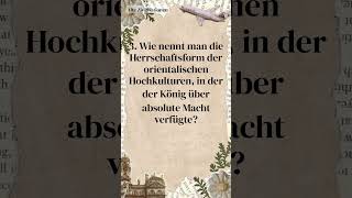 Den Tag mit Weltgeschichtsquiz füllen - Geschichts-Quiz in 1 Minute (1132)