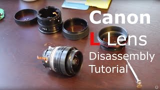 Disassembling a Canon 16-35mm F2.8 L Lens