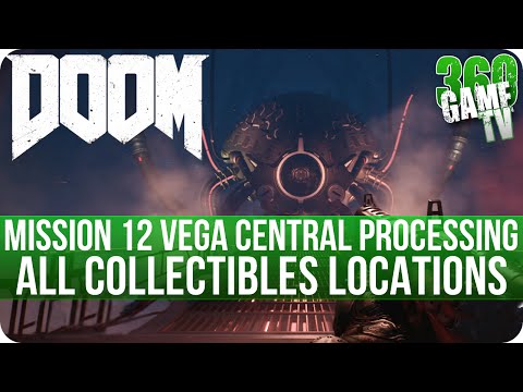 Doom Mission 12 All Collectibles (Secrets, Collectibles, Data Logs, Runes, Elite Guards, Drones)