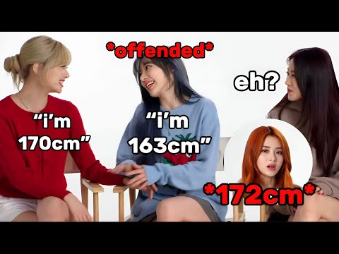 SAKURA hilarious reaction when her LE SSERAFIM members talking about their heights